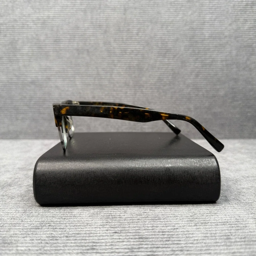 Warby Parker Talbot 3200 Tortoise Shell Semi Rimless Y2K Eyeglasses 49-19-145